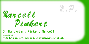 marcell pinkert business card